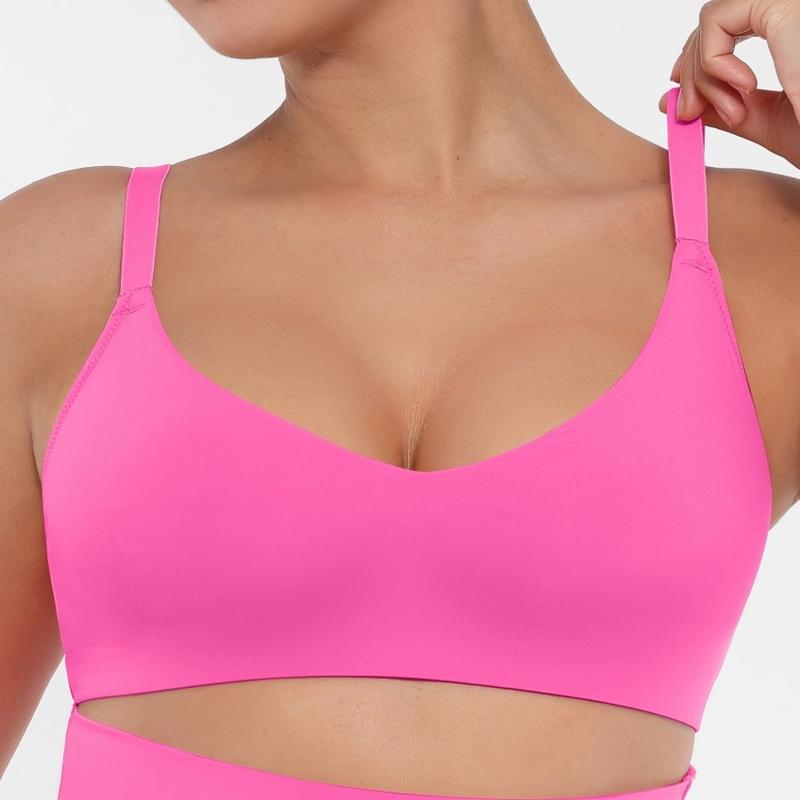 FeelinGirl WIRELESS Bra  Women's Bra Comfort  Bralettes non-underwire with three rows of buckle  & convenient straps Bra  Seamless   Bra